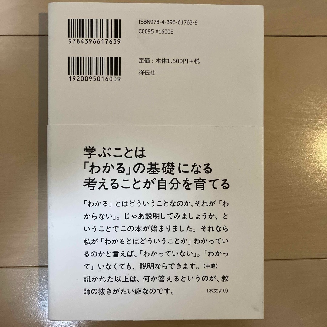 ものがわかるということ エンタメ/ホビーの本(文学/小説)の商品写真