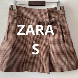 ザラ(ZARA)のZARA trf Collection ブリティッシュスカート 千鳥格子 ウール(ミニスカート)