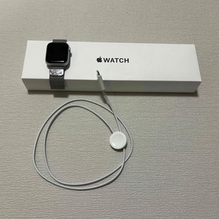 アップルウォッチ(Apple Watch)のApple Watch SE GPSモデル シルバーアルミケース MKQ13J/(その他)