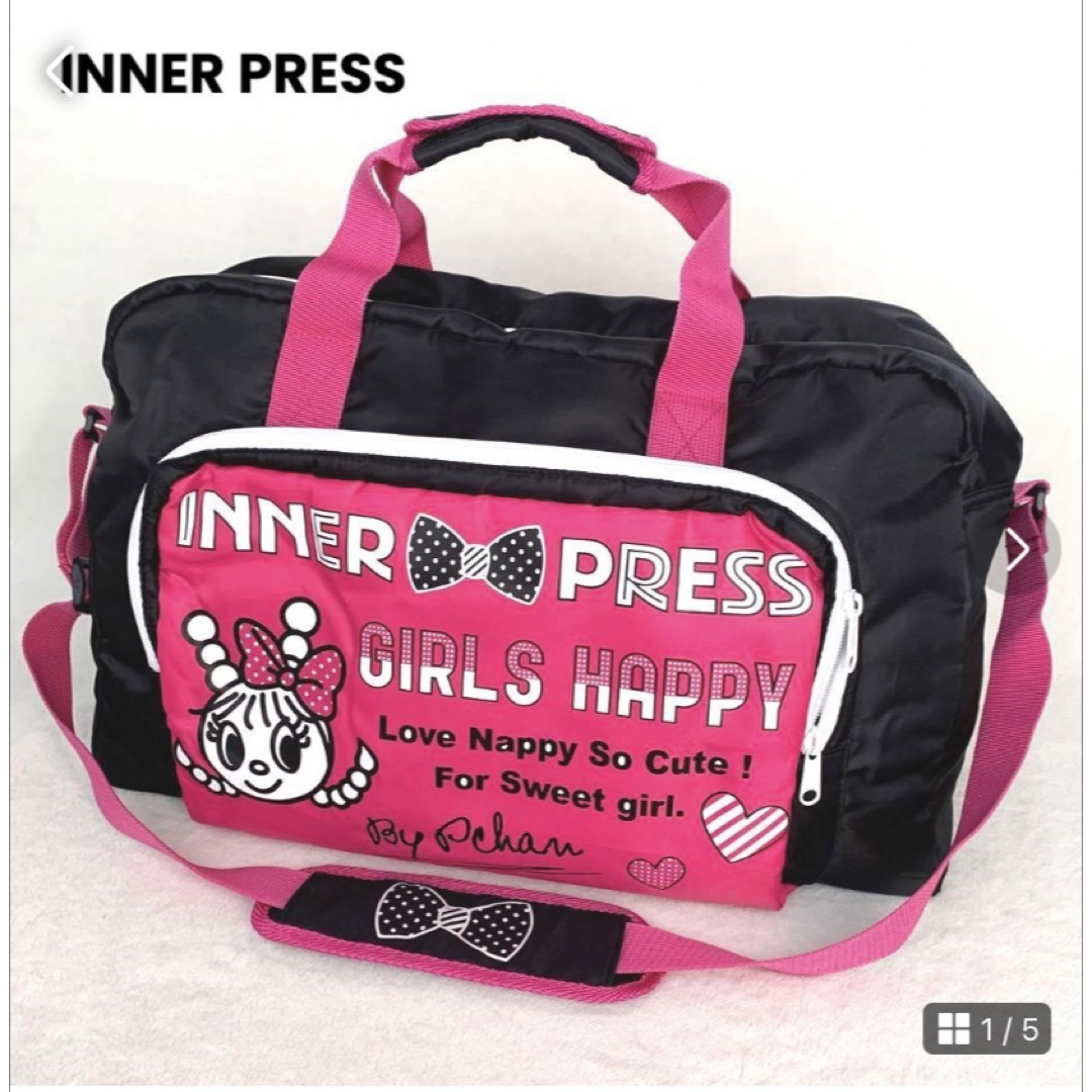 INNER PRESS(インナープレス)のINNER PRESS ボストンバッグ キッズ ショルダー付き レディースのバッグ(ボストンバッグ)の商品写真