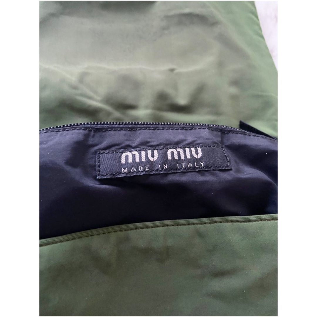 MIU MIU - vintage 00s miu miu archive 緑 ワンショルダー MIU MIU - vintage 00s miu miu archive 緑 ワンショルダー