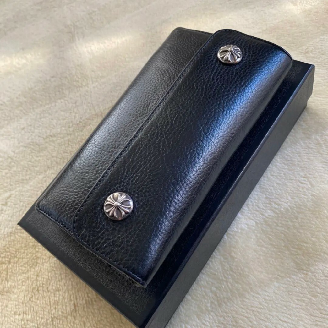 Chrome Hearts(クロムハーツ)のCHROME HEARTS クロムハーツ ウェーブウォレット  財布 メンズのファッション小物(長財布)の商品写真