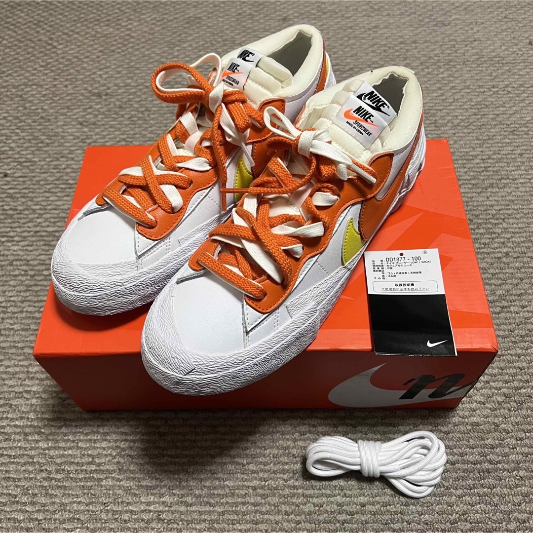 sacai(サカイ)のnike sacai blazer low ナイキ　サカイ　ブレーザー　27cm メンズの靴/シューズ(スニーカー)の商品写真