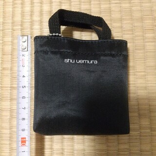 シュウウエムラ(shu uemura)のシュウウエムラ　エコバッグ　黒　ミニバッグ型のケース付き(エコバッグ)