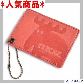 モズ moz パスケース レディース 本革 シンプル ボー 04 レッド 160(その他)