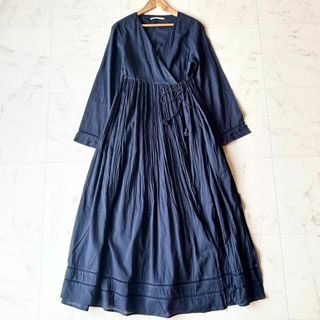ne Quittez pas - ヌキテパ カシュクール Aライン 長袖ロング ne Quittez pas - ヌキテパ カシュクール Aライン 長袖ロング