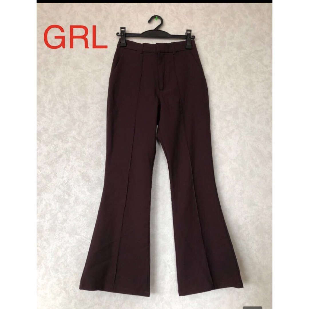 GRL(グレイル)のGRL レディース　ボトムス　スラックス パンツ size Ｓ　ワインカラー レディースのパンツ(その他)の商品写真