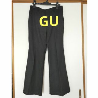 ジーユー(GU)のGU　起毛　センタープレスフレアパンツ(カジュアルパンツ)