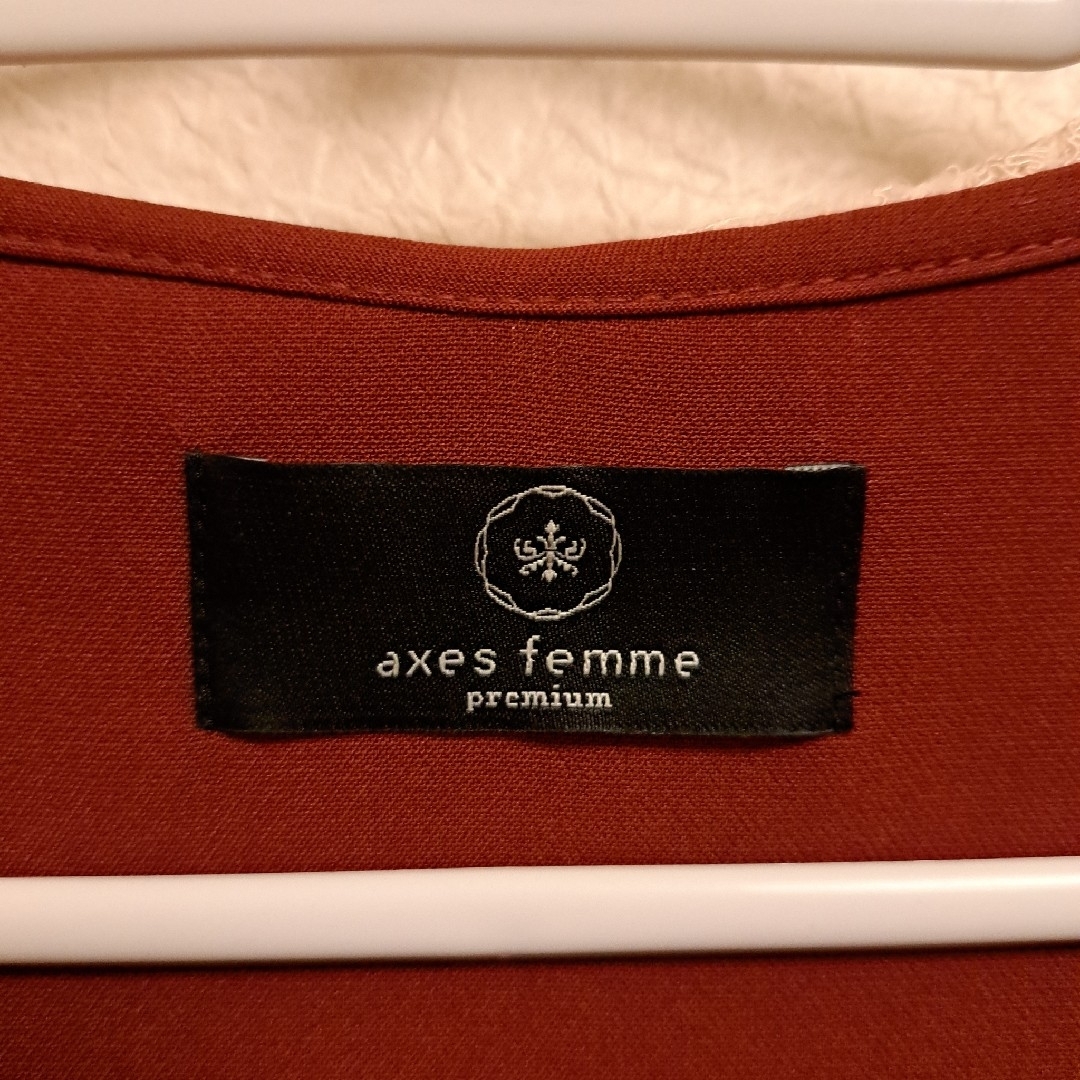 axes femme(アクシーズファム)のaxes femme premium　ワンピース　赤　ワンピ　アクシーズファム レディースのワンピース(ひざ丈ワンピース)の商品写真