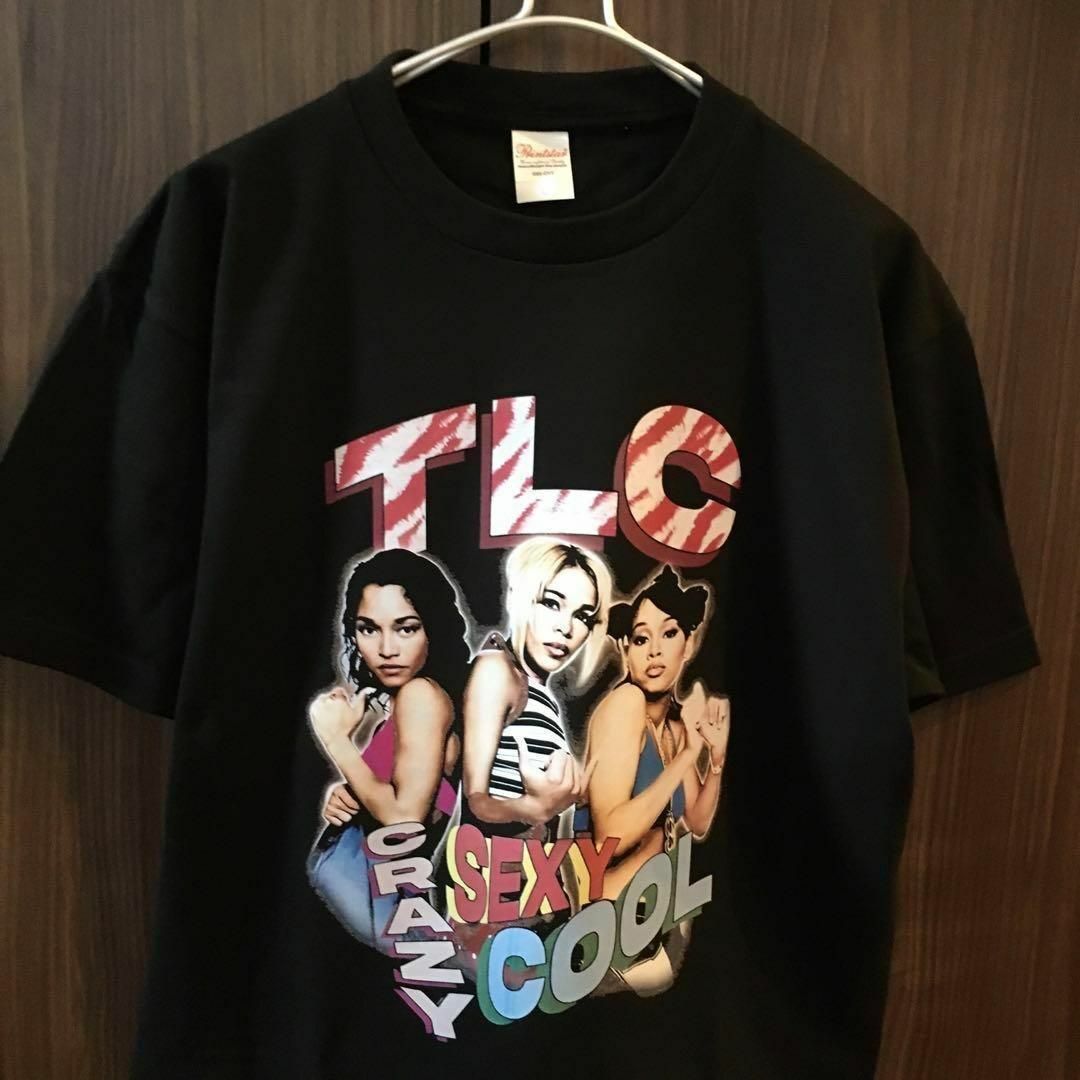 TLC Tシャツ vintage ブラック music メンズのトップス(Tシャツ/カットソー(半袖/袖なし))の商品写真