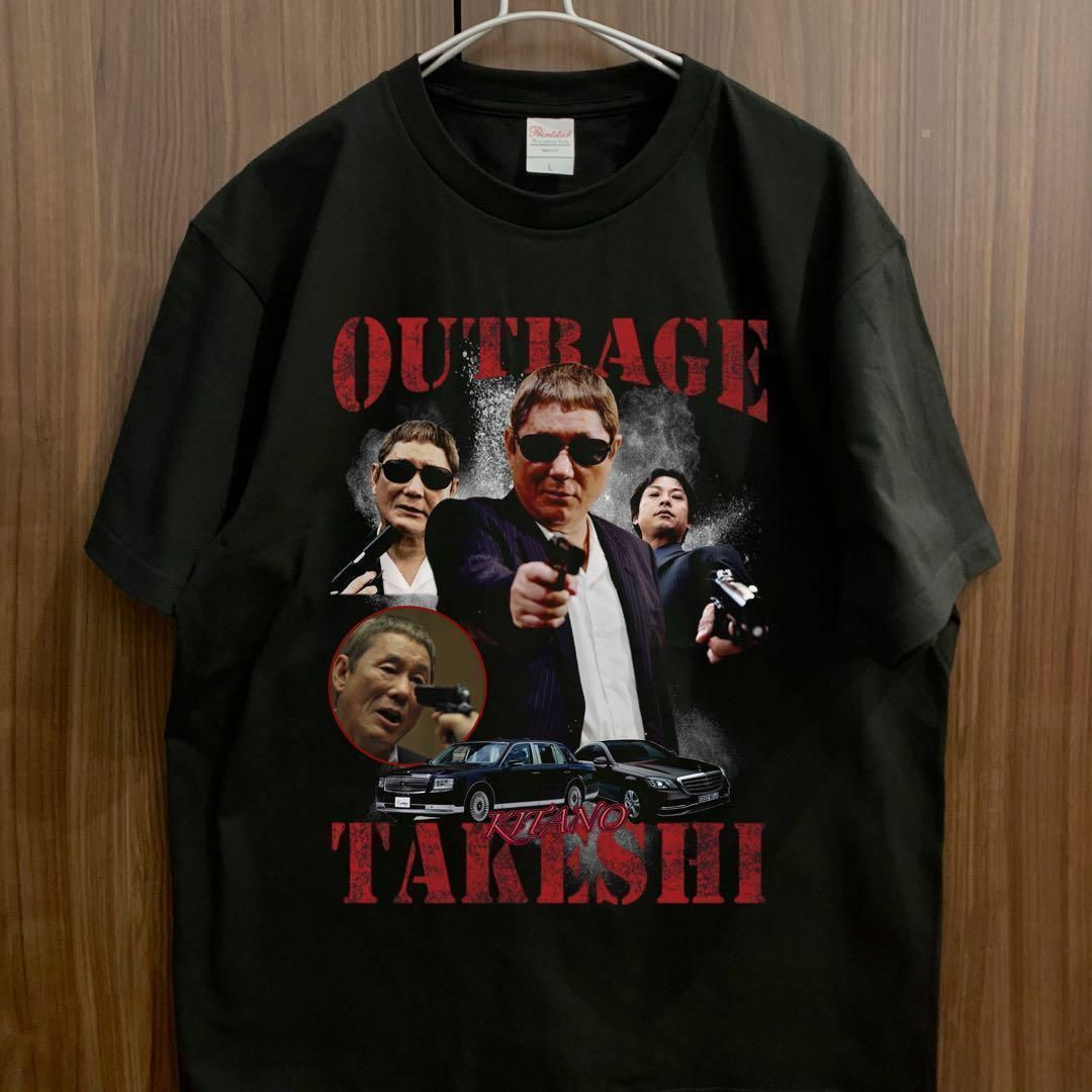 OUTRAGE アウトレイジ 北野武 Tシャツ メンズのトップス(Tシャツ/カットソー(半袖/袖なし))の商品写真