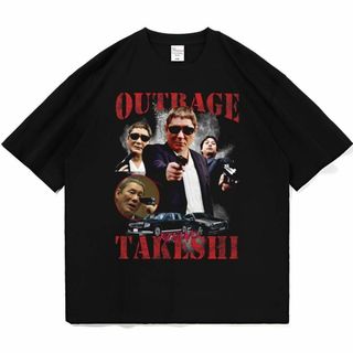 OUTRAGE アウトレイジ 北野武 Tシャツ(Tシャツ/カットソー(半袖/袖なし))