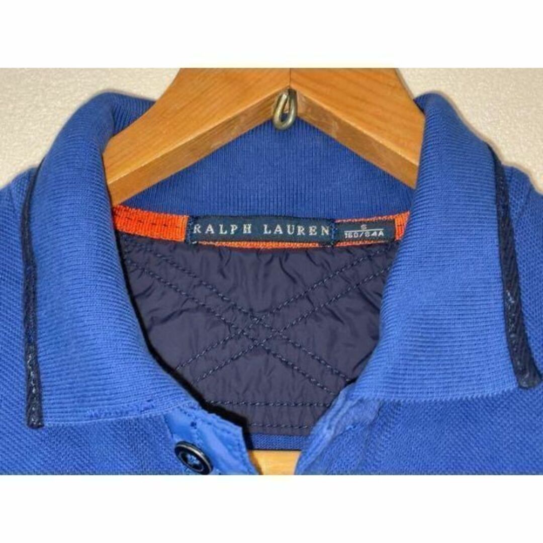 POLO RALPH LAUREN(ポロラルフローレン)のPolo Ralph Lauren 半袖 ポロシャツ ブルー ビッグポニー キッズ/ベビー/マタニティのキッズ服女の子用(90cm~)(Tシャツ/カットソー)の商品写真