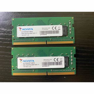 ADATA DDR4 8GBx2 (計16GB) PC4-2400T(PCパーツ)