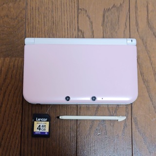 ニンテンドー3DS(ニンテンドー3DS)のニンテンドー3DS LL ピンク×ホワイト 中古(携帯用ゲーム機本体)
