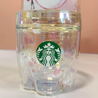 スターバックス(Starbucks)のスタバSAKURA耐熱グラスオーロラ237ml (グラス/カップ)