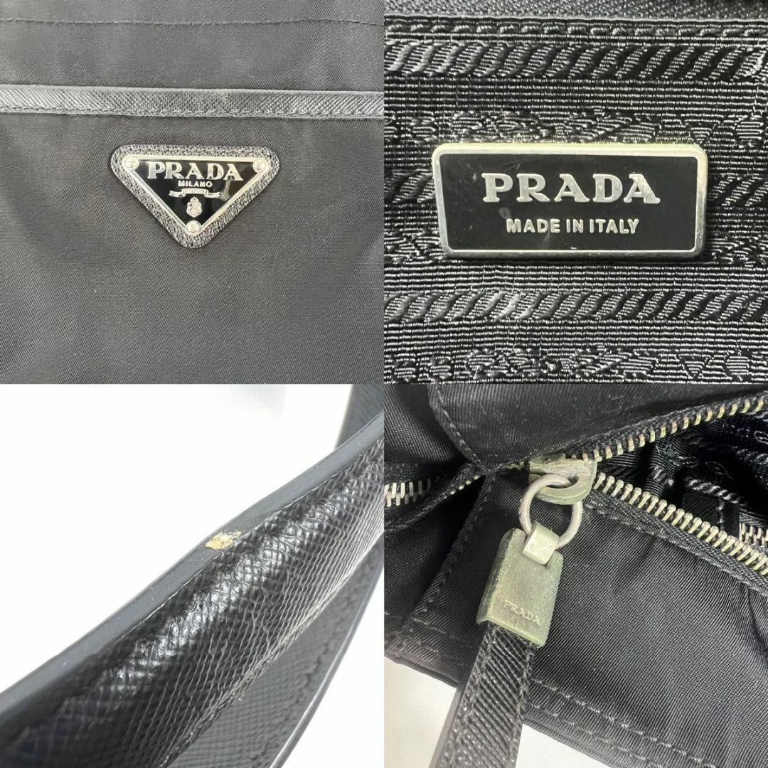 PRADA(プラダ)のPRADA プラダ　ナイロン　トートバッグ　テスートナイロン　ブラック レディースのバッグ(トートバッグ)の商品写真