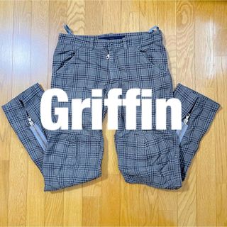 グリフィン(GRIFFIN)の【GRIFFIN】ボンテージ パンツ チェック パンク グレー【ジップ】(その他)