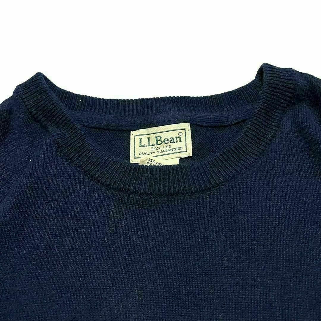 L.L.Bean(エルエルビーン)の00s L.LBean カシミア混 ネイビーニットエルエルビーン メンズのトップス(ニット/セーター)の商品写真