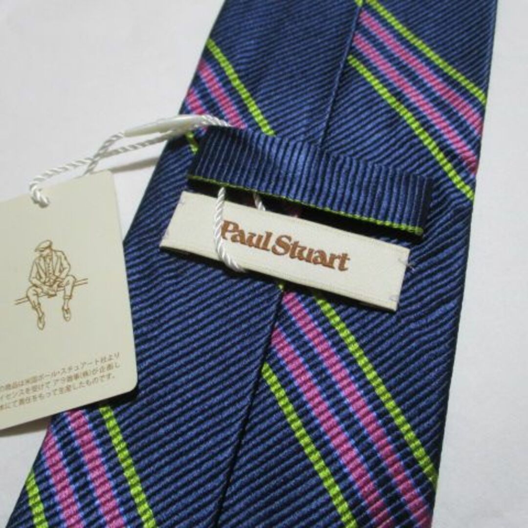 Paul Stuart(ポールスチュアート)の新品 ポールスチュアート PAUL STUART レジメン ネクタイ 日本製 メンズのファッション小物(ネクタイ)の商品写真