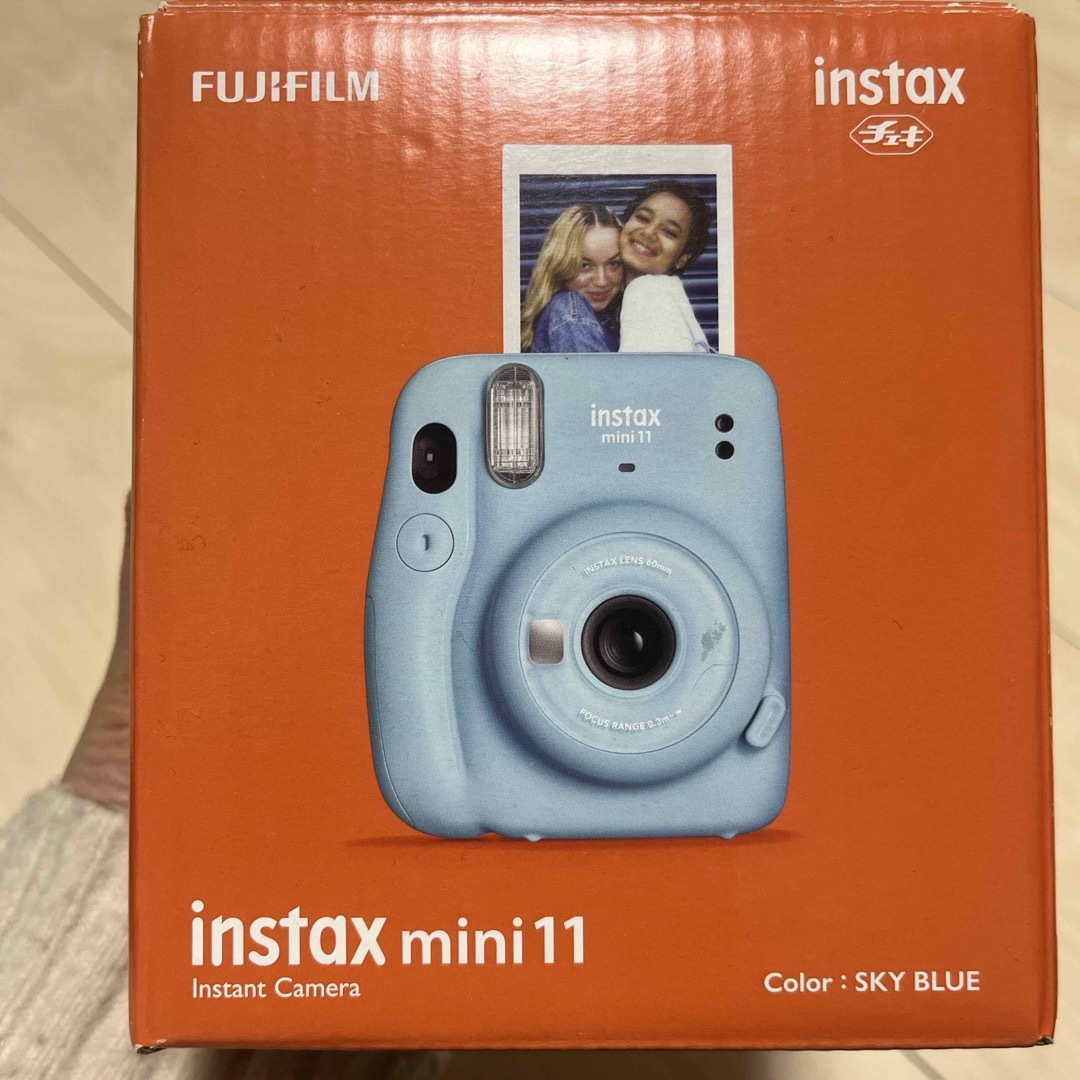 富士フイルム(フジフイルム)のチェキ　instax 11 mini スカイブルー スマホ/家電/カメラのカメラ(フィルムカメラ)の商品写真