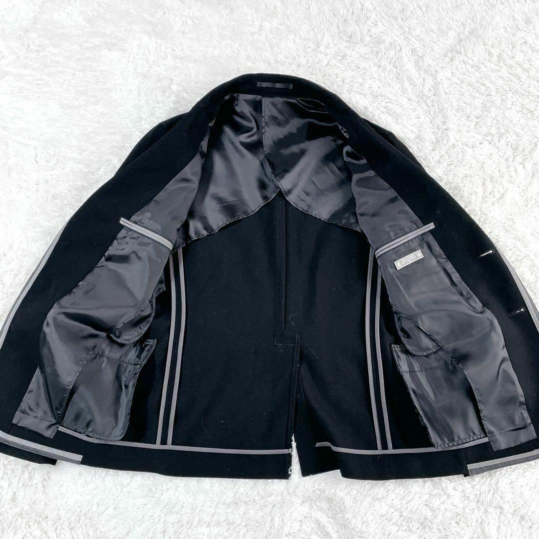 BEAMS(ビームス)のビームス　テーラードジャケット　パイピング　M ブラック　黒　BEAMS メンズのジャケット/アウター(テーラードジャケット)の商品写真