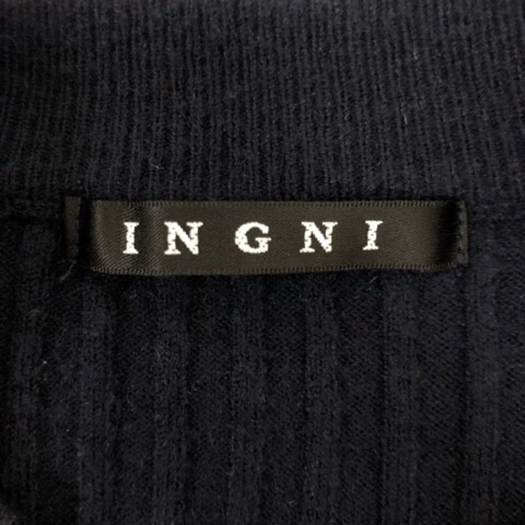 INGNI(イング)のイング ニット セーター タイト ボーダー 長袖 M 紺 赤 白 茶 レディース レディースのトップス(ニット/セーター)の商品写真