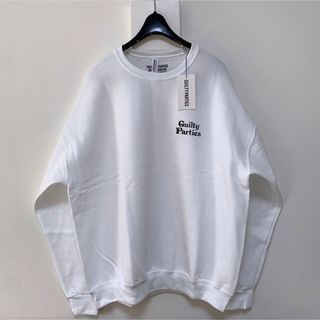 ワコマリア(WACKO MARIA)のXL白【WACKOMARIA】GUILTY SWEAT／新品タグ付／送料込(スウェット)