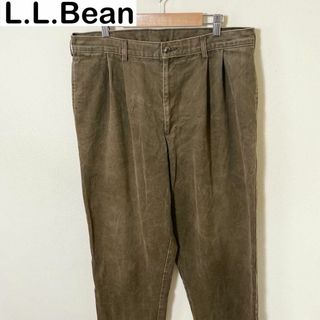 L.L.Bean - L.L.Bean エルエルビーン　2タックチノ　チノパン　古着　ヴィンテージ