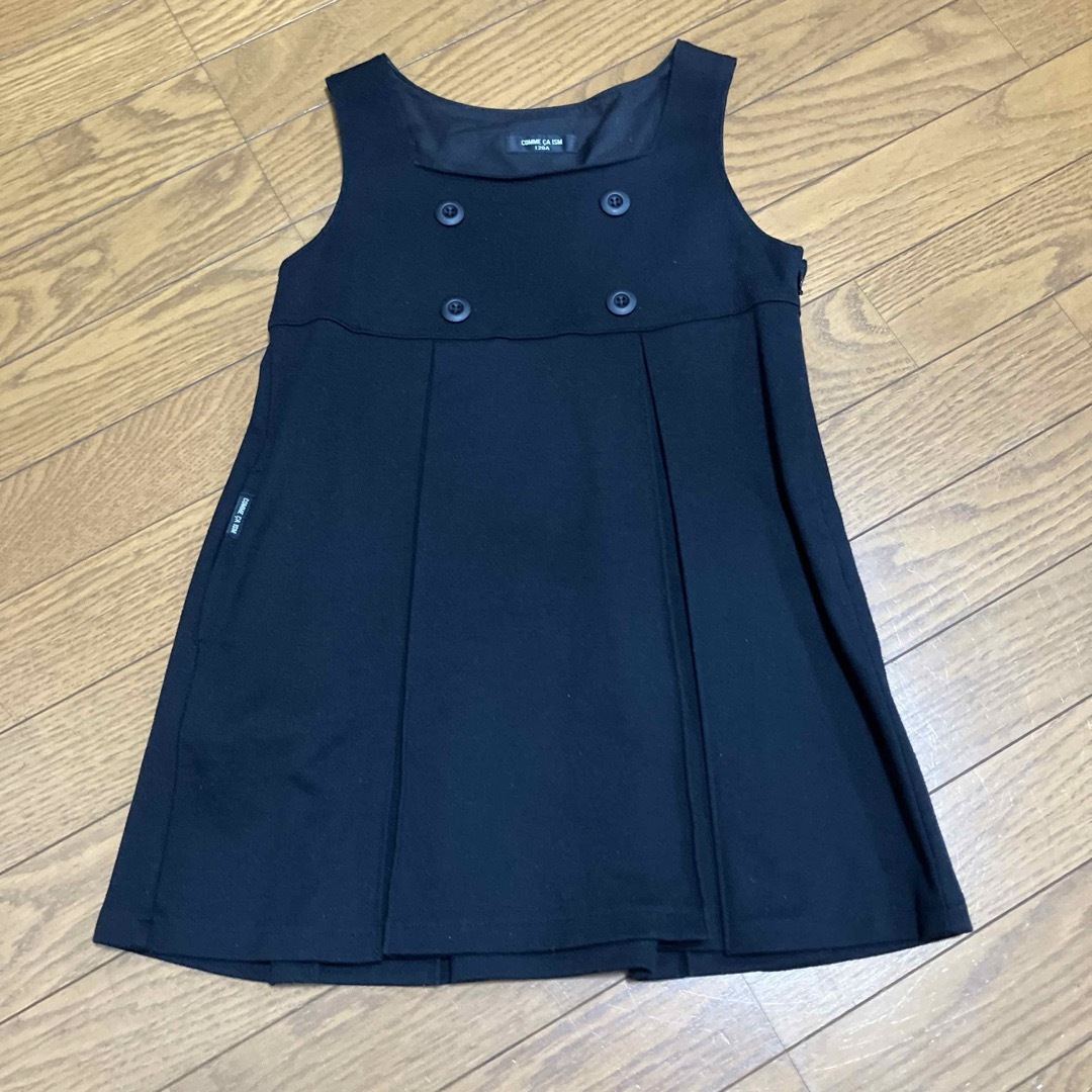 COMME CA ISM(コムサイズム)のジャンバースカート　120 コムサイズム キッズ/ベビー/マタニティのキッズ服女の子用(90cm~)(スカート)の商品写真