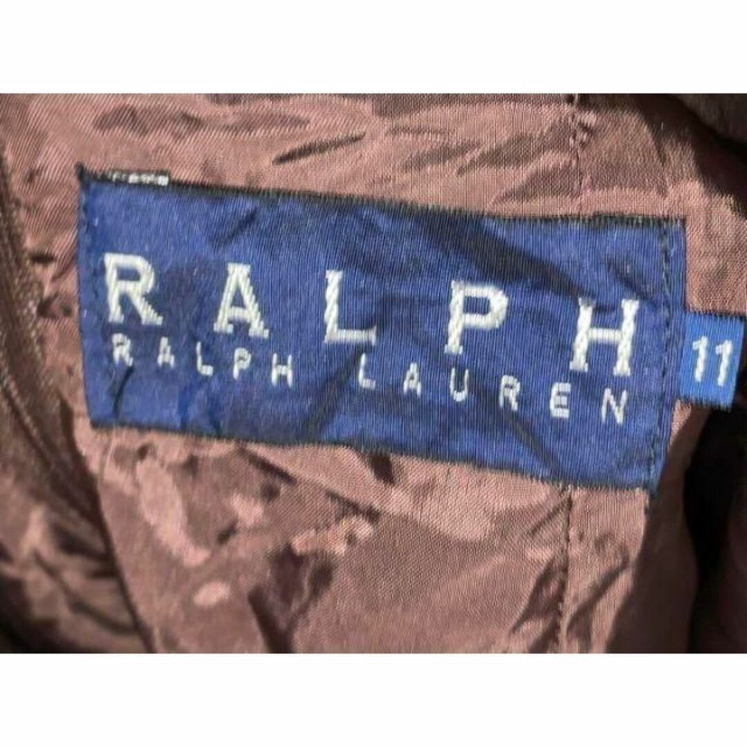 POLO RALPH LAUREN(ポロラルフローレン)のRalph Lauren スカート 膝丈 ヴィンテージ 日本製 11号 ブラウン レディースのスカート(ひざ丈スカート)の商品写真