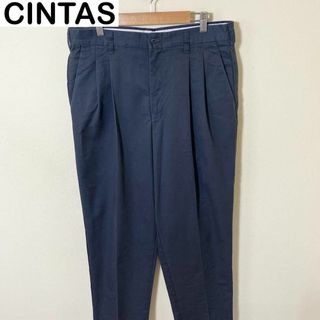 CINTAS 2タックチノ　チノパン　ワークパンツ　古着　アメカジ　ストリート(チノパン)