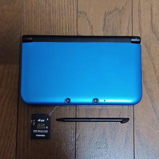 ニンテンドー3DS(ニンテンドー3DS)のニンテンドー3DS LL ブルー×ブラックブラック 中古(携帯用ゲーム機本体)