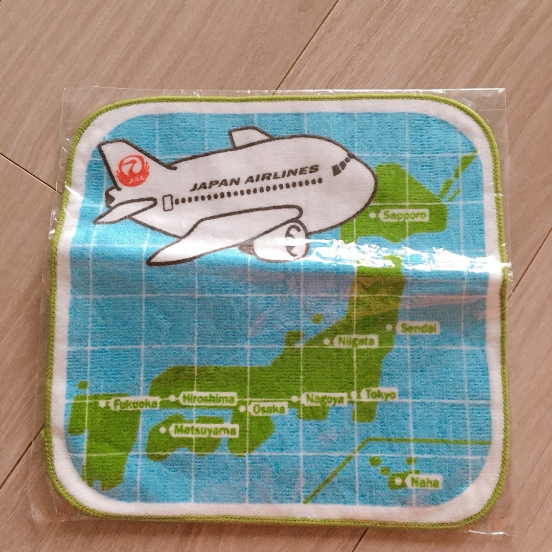 JAL(日本航空)(ジャル(ニホンコウクウ))の【非売品】JALオリジナルミニタオル エンタメ/ホビーのコレクション(ノベルティグッズ)の商品写真