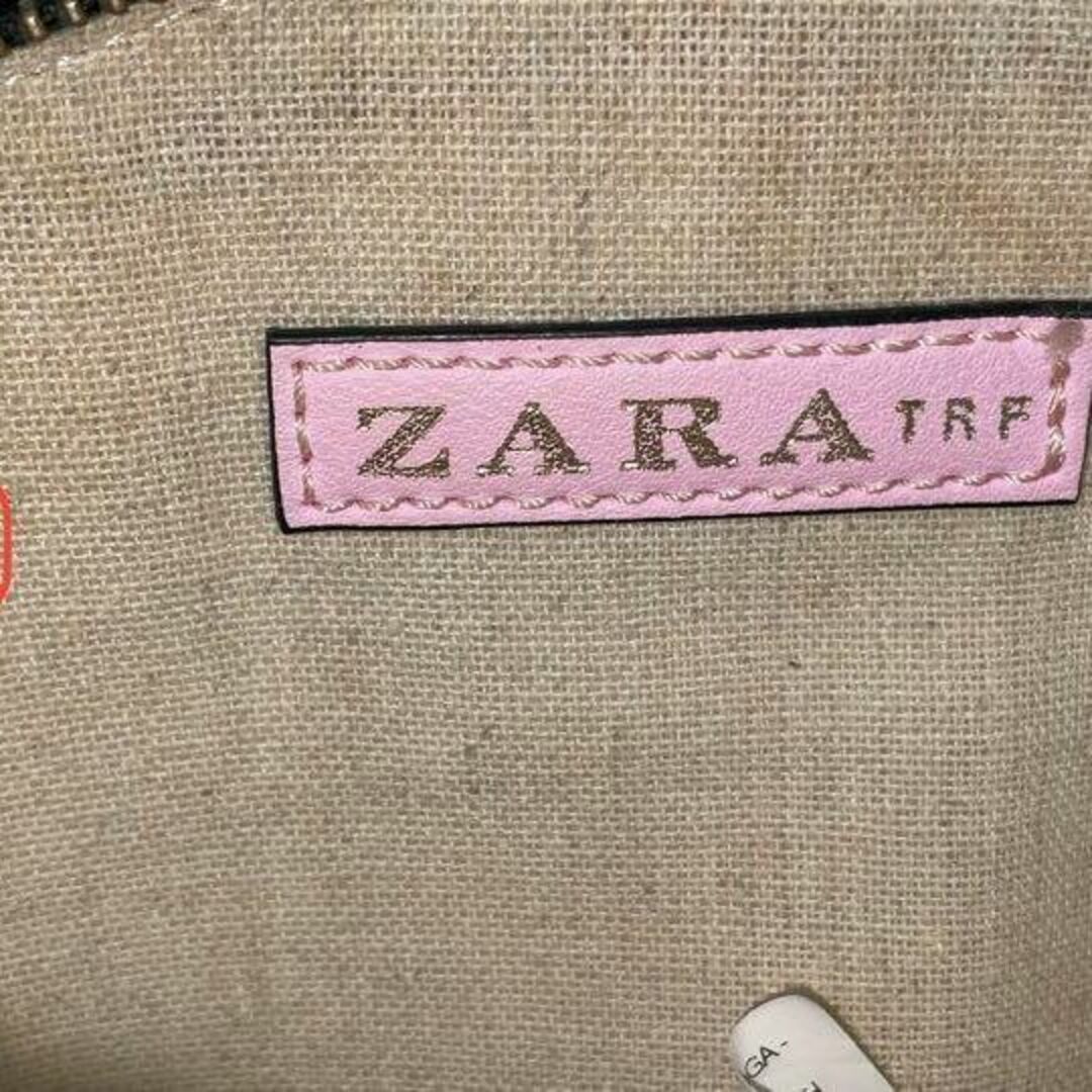 ZARA TRF ザラ ショルダーバッグ ピンク×ワインレッド レディース レディースのバッグ(ショルダーバッグ)の商品写真