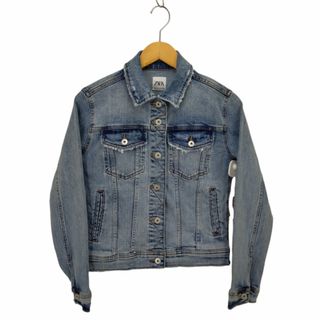 ザラ(ZARA)のZARA(ザラ) ダメージ加工 デニムトラッカージャケット レディース アウター(Gジャン/デニムジャケット)