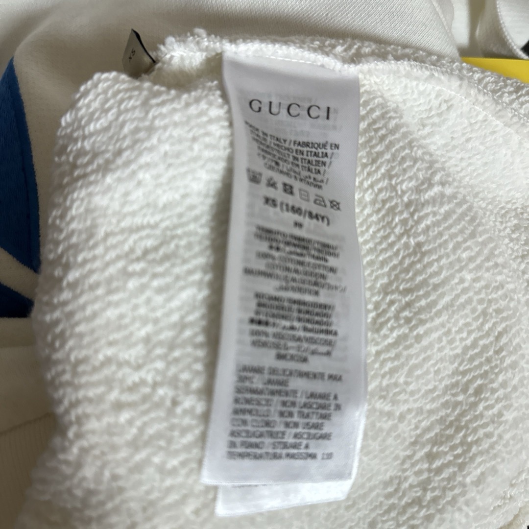 Gucci(グッチ)の新品　GUCCI×adidasコラボ　パーカー　グッチ　XSサイズ メンズのトップス(パーカー)の商品写真