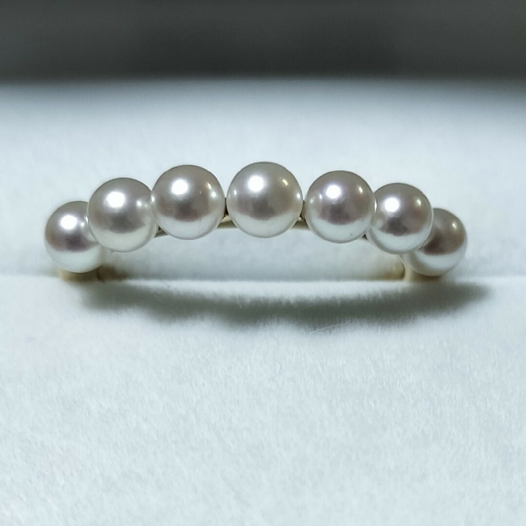 MIKIMOTO(ミキモト)のミキモト ベビーパール リング K18YG 3.5mm 2.9g レディースのアクセサリー(リング(指輪))の商品写真