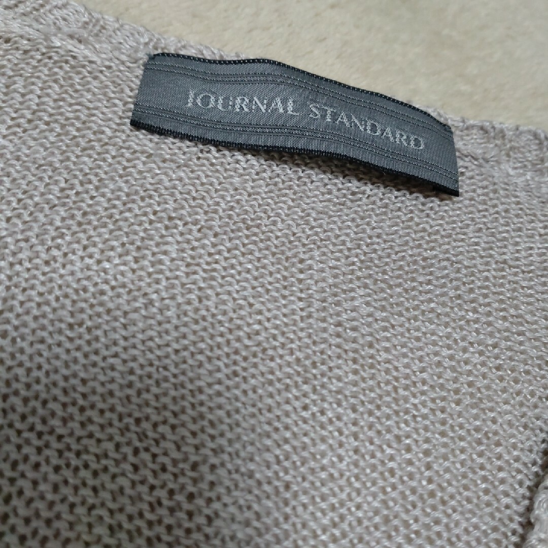 JOURNAL STANDARD(ジャーナルスタンダード)のJOURNAL STANDARD/春夏/麻ニット/サイズＬ/おまけ付き メンズのトップス(ニット/セーター)の商品写真