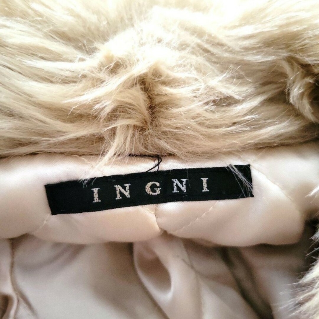 INGNI(イング)の【INGNI】イング　ファーコート　Mサイズ レディースのジャケット/アウター(毛皮/ファーコート)の商品写真