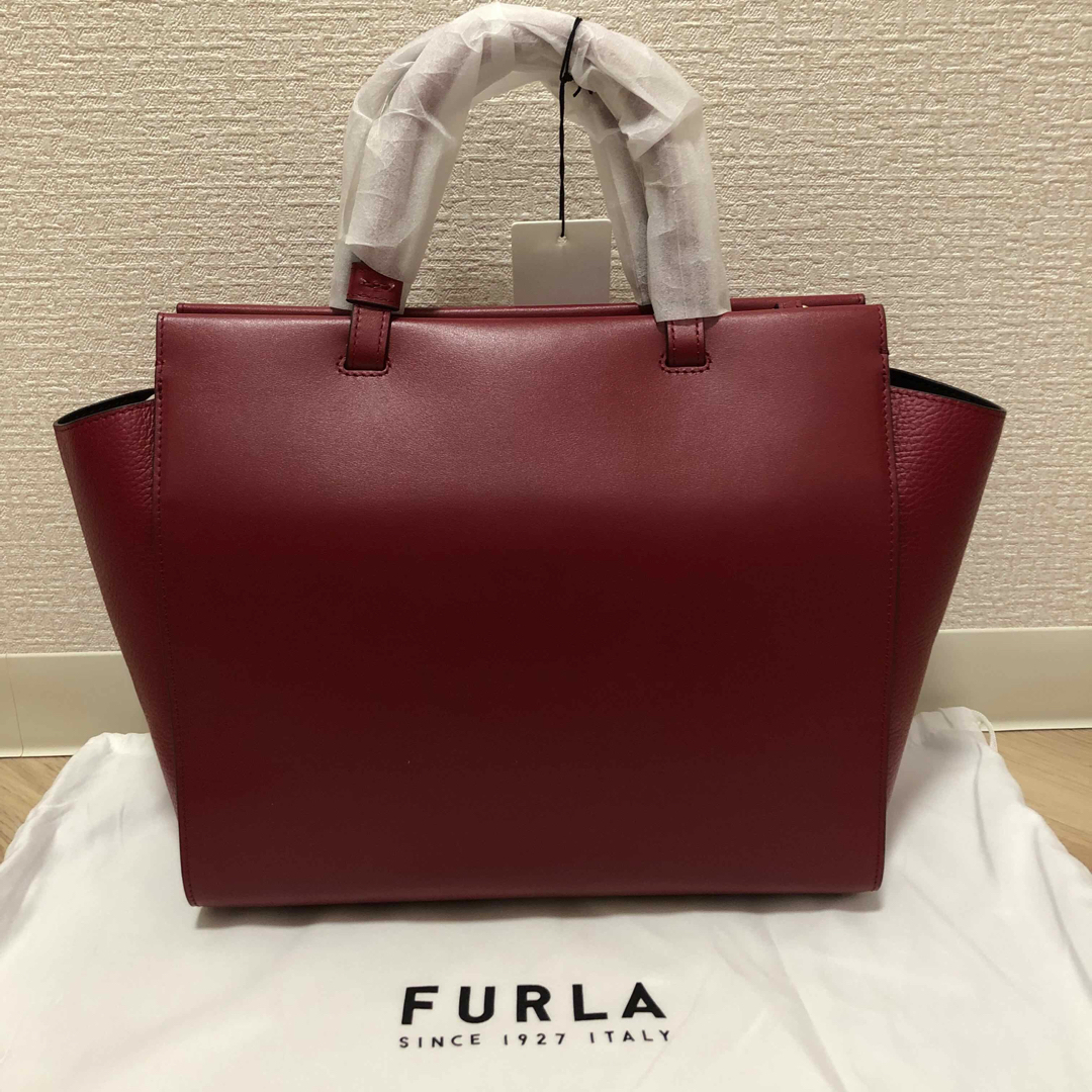 【新品タグ付き】FURLAトートバッグ EMMA フルラ 赤