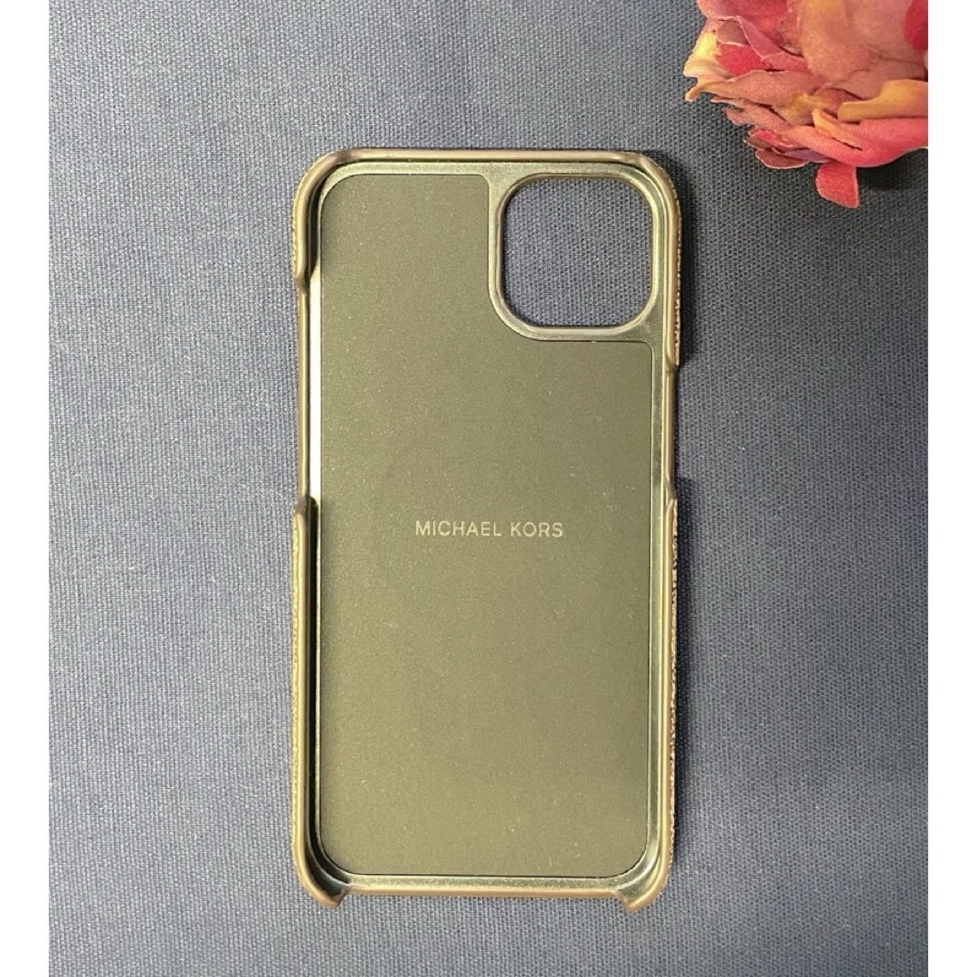 Michael Kors(マイケルコース)のMICHAEL KORS マイケルコース 正規品 スマホケース iPhone13 スマホ/家電/カメラのスマホアクセサリー(iPhoneケース)の商品写真