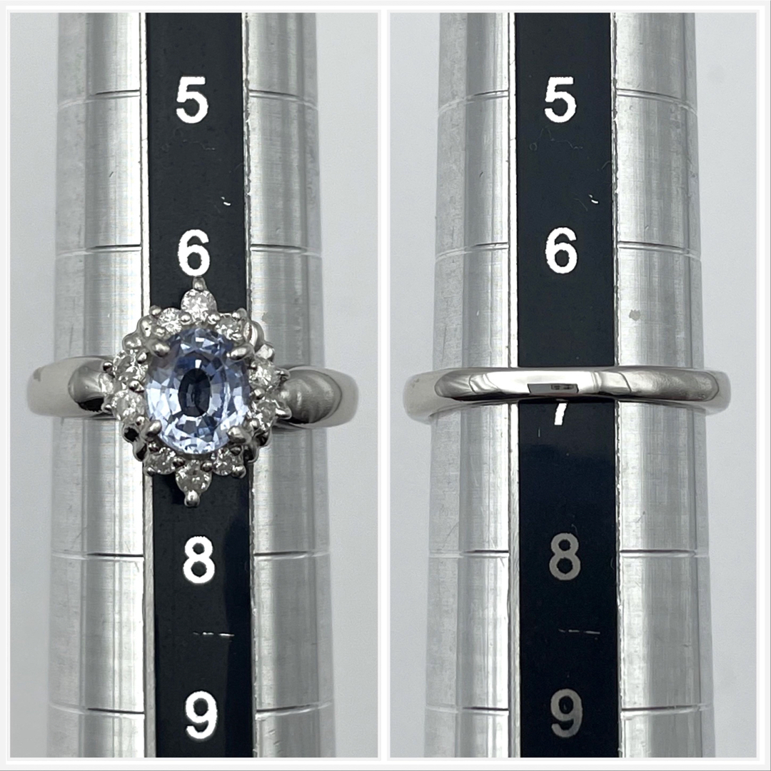 pt850 0.84ct ダイヤ0.18ct リング レディースのアクセサリー(リング(指輪))の商品写真