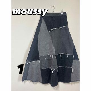 マウジー(moussy)のmoussy デニム　スカート(ロングスカート)