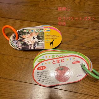 ギンチョウサンギョウ(銀鳥産業)の知育　カード　動物　果物　野菜　２セット(知育玩具)