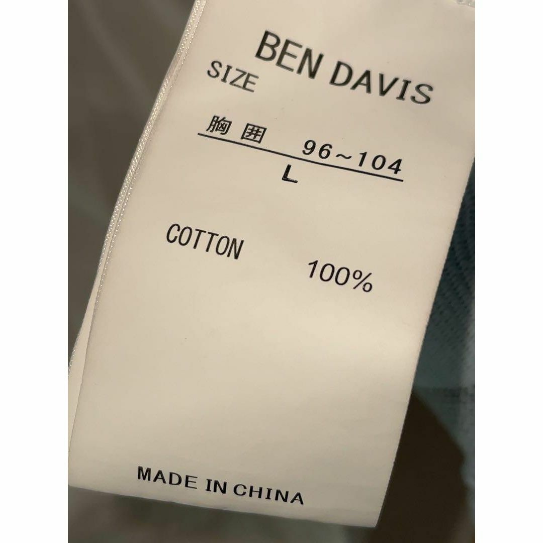 BEN DAVIS(ベンデイビス)のBEN·DAVIS ベンデイビス Tシャツ 半袖 ホワイト ポケット ゴリラロゴ メンズのトップス(Tシャツ/カットソー(半袖/袖なし))の商品写真