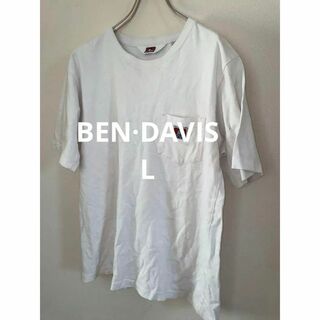 ベンデイビス(BEN DAVIS)のBEN·DAVIS ベンデイビス Tシャツ 半袖 ホワイト ポケット ゴリラロゴ(Tシャツ/カットソー(半袖/袖なし))