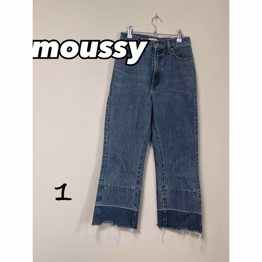 moussy(マウジー)のmoussy マウジー　デニム　ジーンズ　1 レディースのパンツ(デニム/ジーンズ)の商品写真