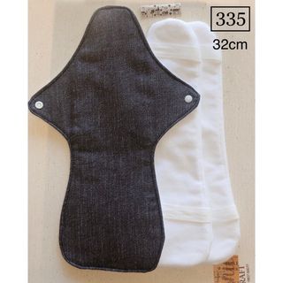 【335】布ナプキン32cmと4層ライナー2枚　☆ハンドメイド☆(その他)