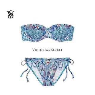 ヴィクトリアズシークレット(Victoria's Secret)の新品(32A他/S他)victoria'secret FLIRTバンドゥビキニ(水着)